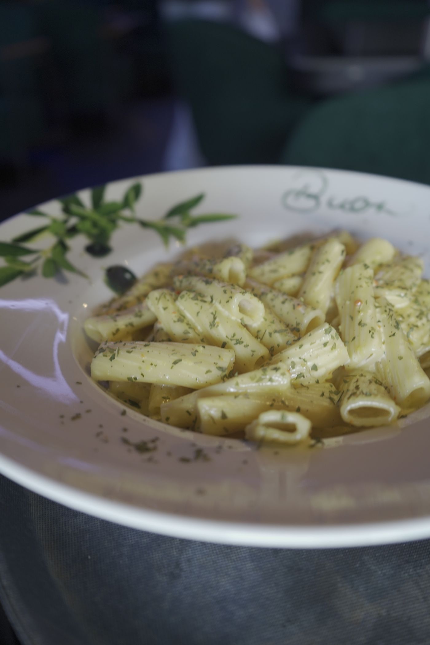 Pasta und Gerichte aus der Küche